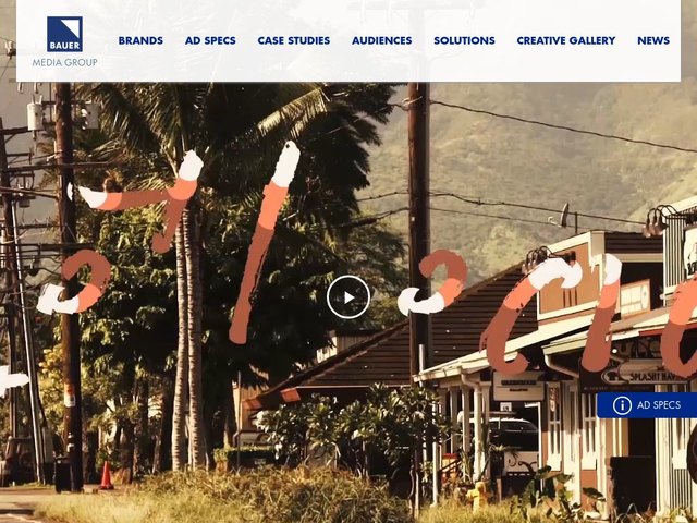 Bauer Advertising web design