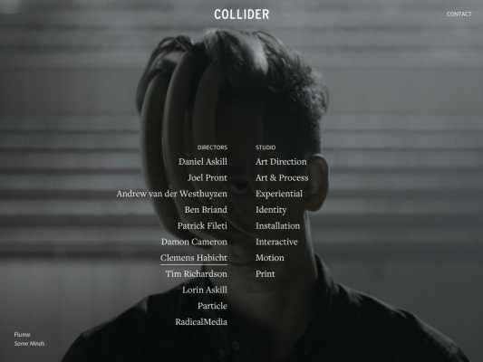 Collider web design