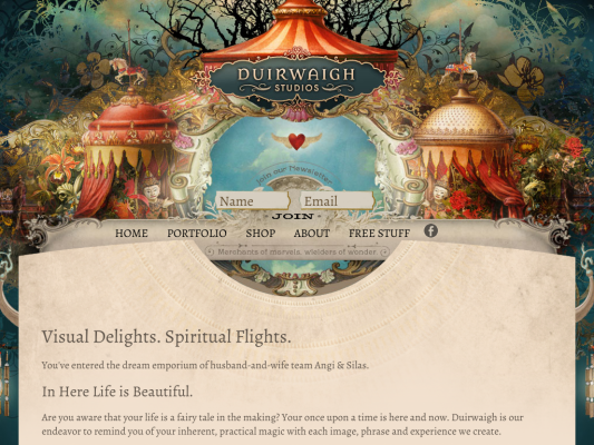 Duirwaigh Studios web design