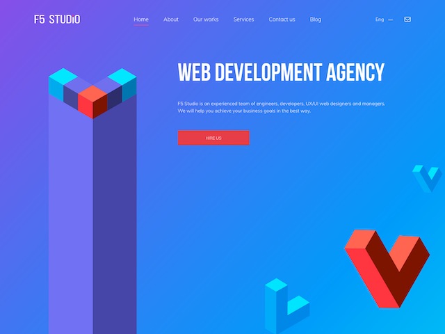 F5 Studio web design