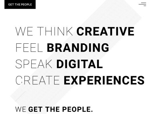 Get The People web design