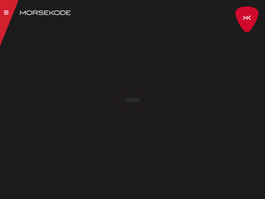 Morsekode web design
