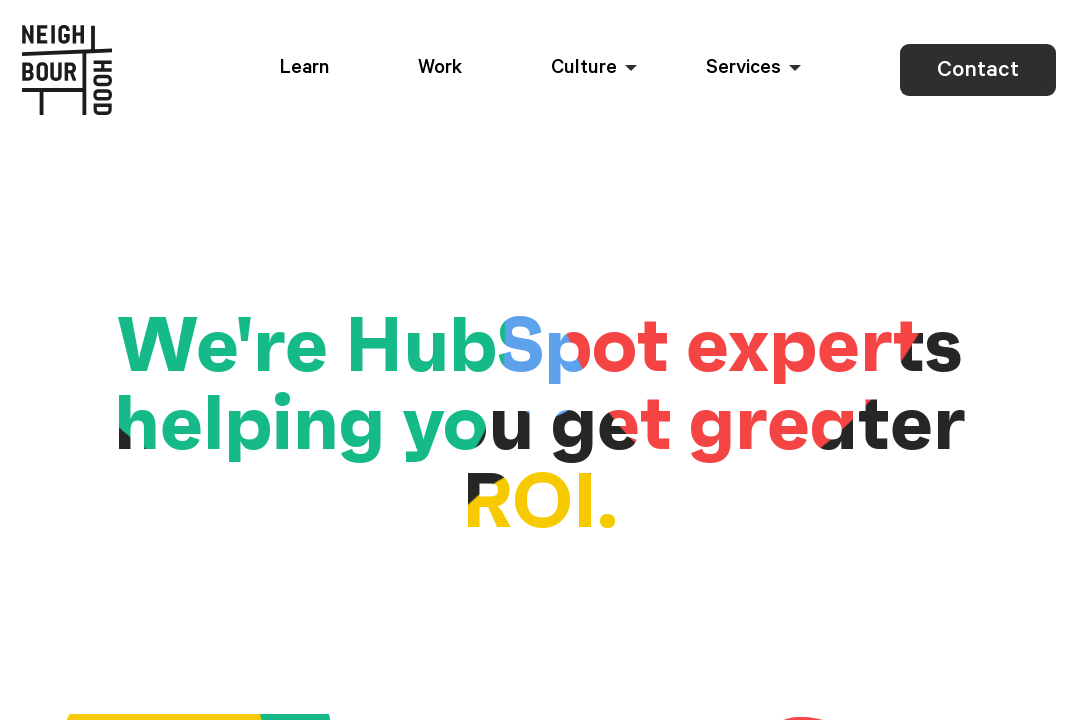 Neighbourhood web design