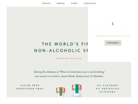 Seedlip web design