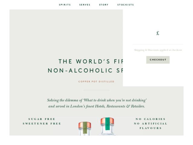 Seedlip web design