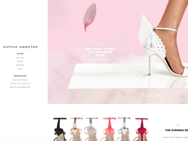 Sophia Webster web design