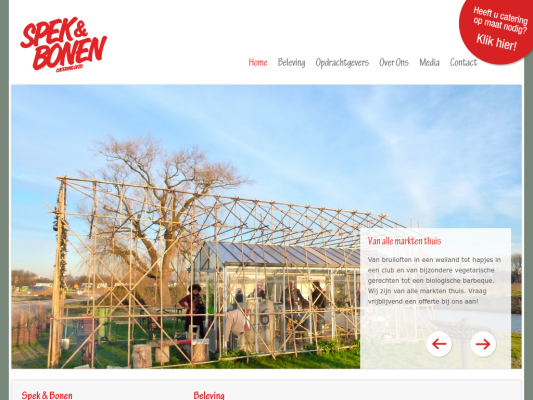 SPEK & BONEN web design