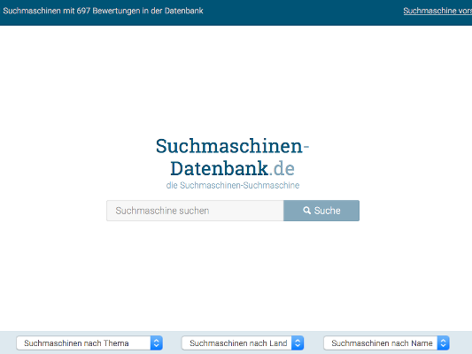 Suchmaschinen-Datenbank web design