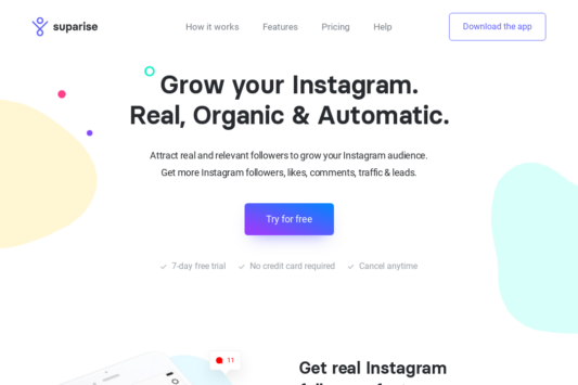 Suparise web design