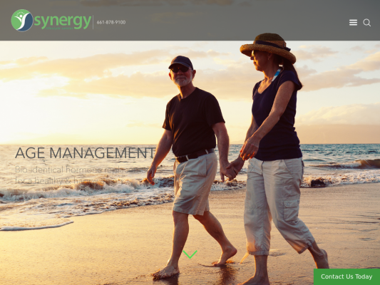 Synergy Lifestyle Center web design