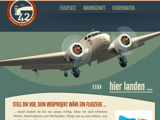Terminal 42 web design