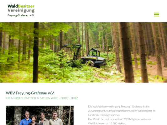 WBV FRG web design